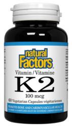 Vitamin K2 100 mcg<br>60 Veg Caps